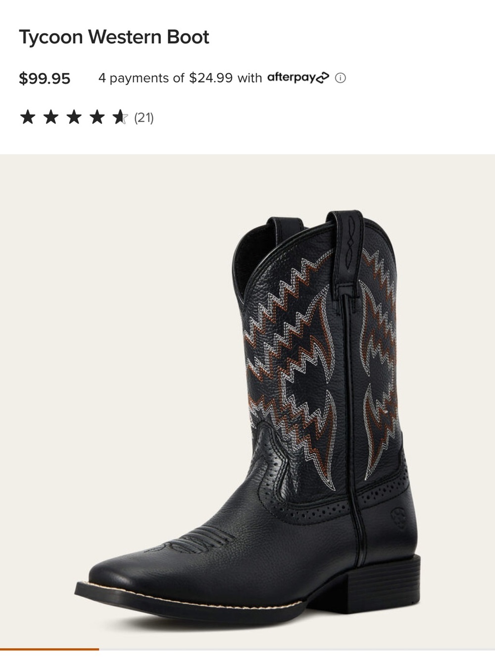 New Ariat Tycoon Western Cowboy Boots
